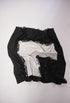 Hand Embroidered Scarf- Black and White